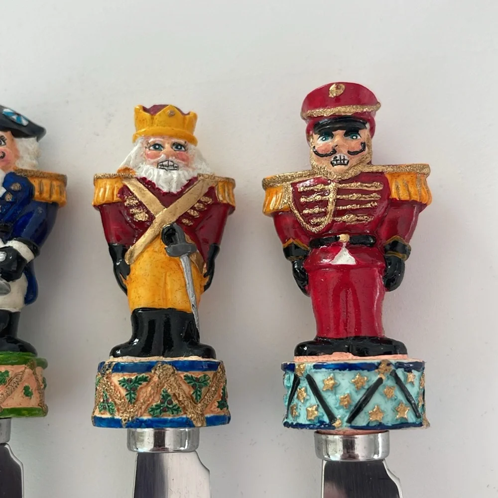 Christopher Radko Home for The Holidays Nutcracker on Drum Spreaders in Box